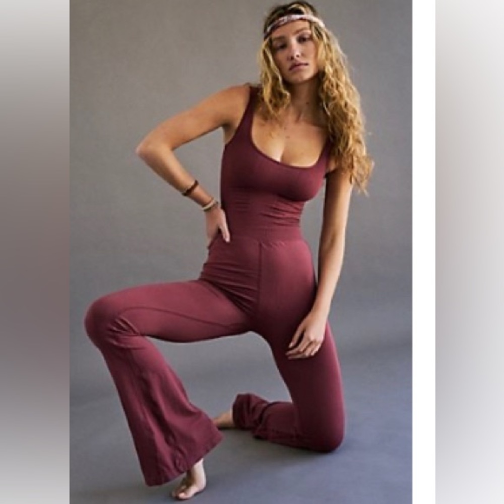 Free People Good Karma Flared ONESIE NWT